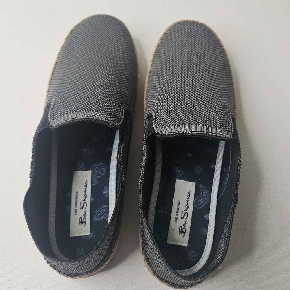 Ben Sherman Prill Heel Slip Black Knit Men Size 7 - Picture 2 of 6